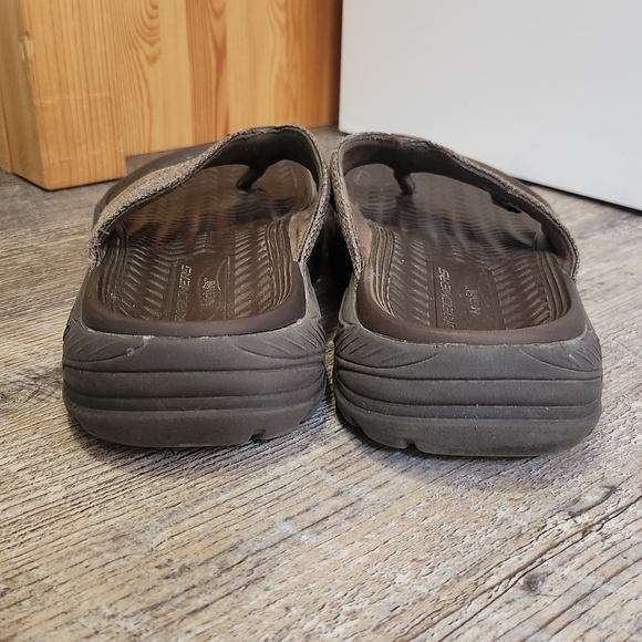 Skechers Arch Fit Motley Brown Sandals Mens Size 8 Flip Flops - Picture 4 of 9